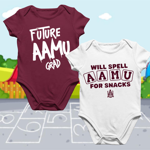 Alabama A&M University Bulldogs 2-Pack (Onesie)