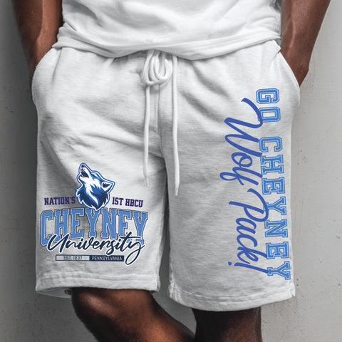 Cheyney University Wolf Pack (White Shorts)