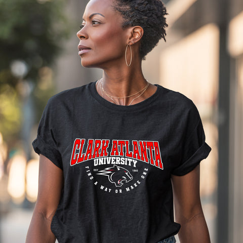 Find A Way - Clark Atlanta Panthers (Women's Short Sleeve)