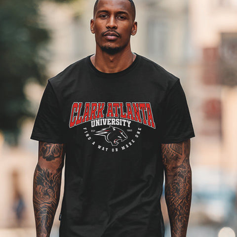 Find A Way - Clark Atlanta Panthers (Men's Short Sleeve)