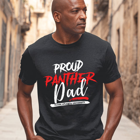 Proud Panther Dad - Clark Atlanta University (Men's Short Sleeve)