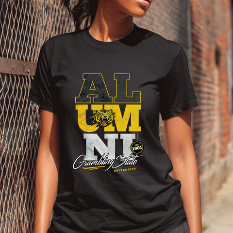 Grambling State University Alumni Signature Series - Vintage/Grunge Style (Women's Short Sleeve)