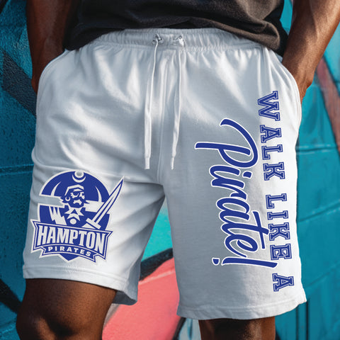 Hampton University "Walk Like a Pirate" (White Shorts)