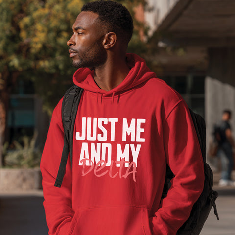 Just Me And My Delta (Men's Hoodie)