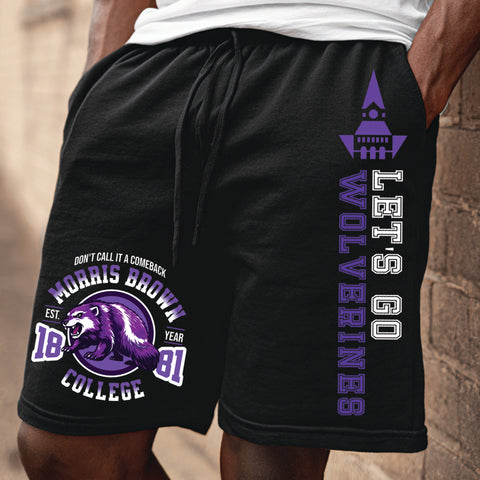 Morris Brown Wolverines (Black Shorts)