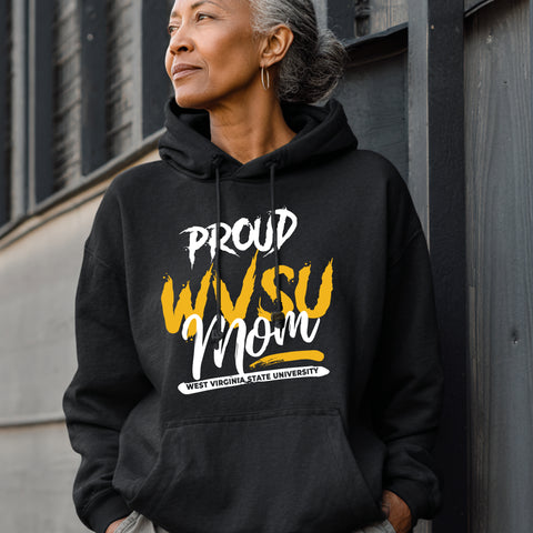 Proud WVSU Mom (Unisex Hoodie) West Virginia State