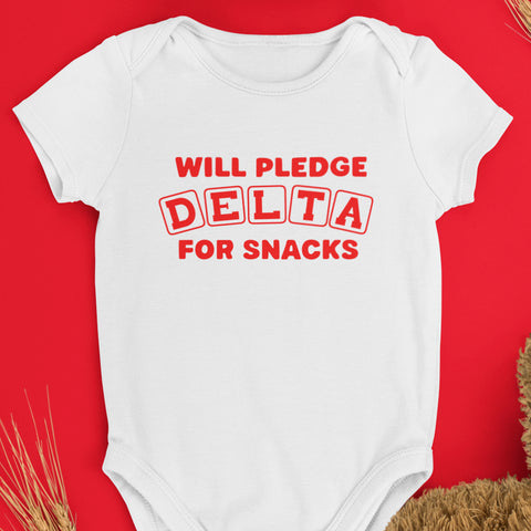 Delta Sigma Theta 2-Pack v.3 (Onesie) -  Deltas Infant Bodysuit