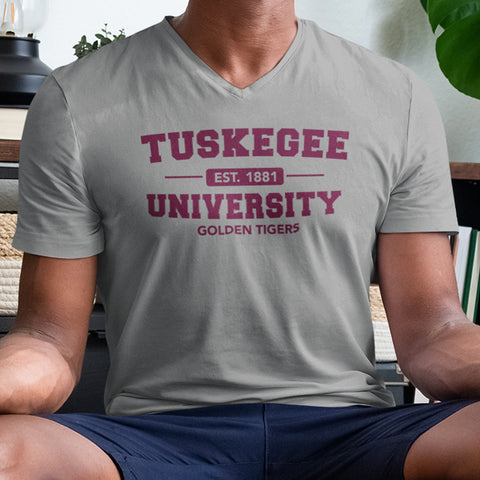 Tuskegee University Tigers (Men's V-Neck)