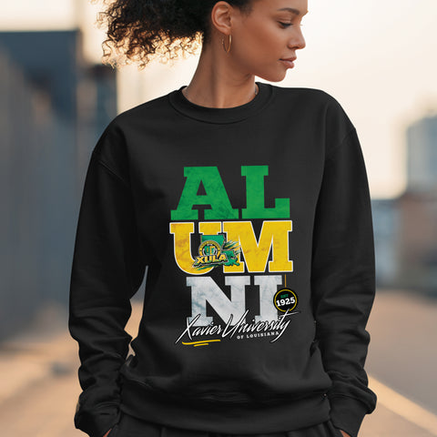 Xavier University Alumni Signature Series - Vintage/Grunge Style (Unisex Sweatshirt)