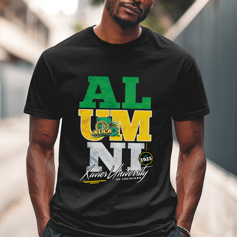 Xavier University Alumni Signature Series - Vintage/Grunge Style (Men's Short Sleeve)