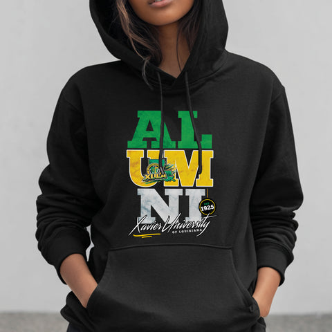 Xavier University Alumni Signature Series - Vintage/Grunge Style (Unisex Hoodie)