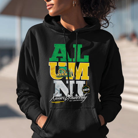 Xavier University Alumni Signature Series - Vintage/Grunge Style (Unisex Hoodie)