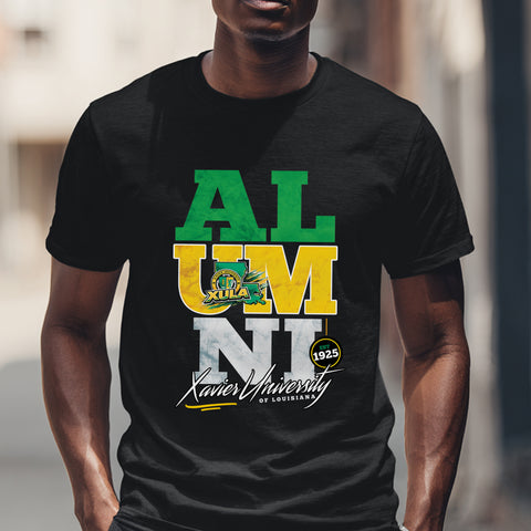 Xavier University Alumni Signature Series - Vintage/Grunge Style (Men's Short Sleeve)
