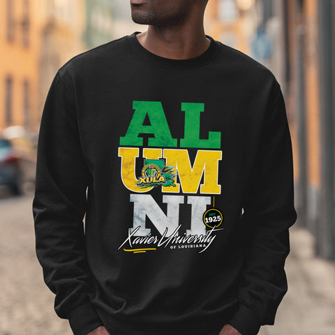 Xavier University Alumni Signature Series - Vintage/Grunge Style (Unisex Sweatshirt)