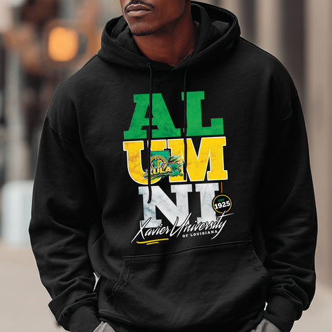 Xavier University Alumni Signature Series - Vintage/Grunge Style (Unisex Hoodie)