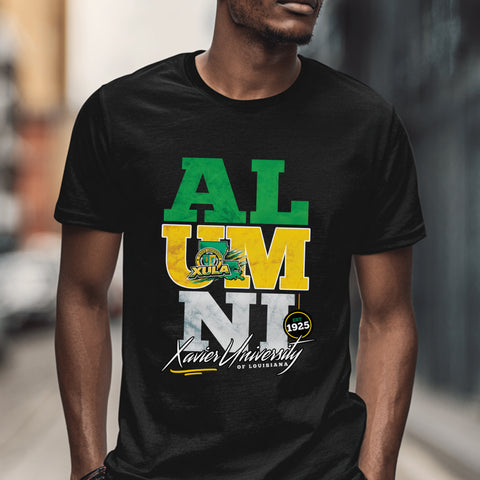 Xavier University Alumni Signature Series - Vintage/Grunge Style (Men's Short Sleeve)