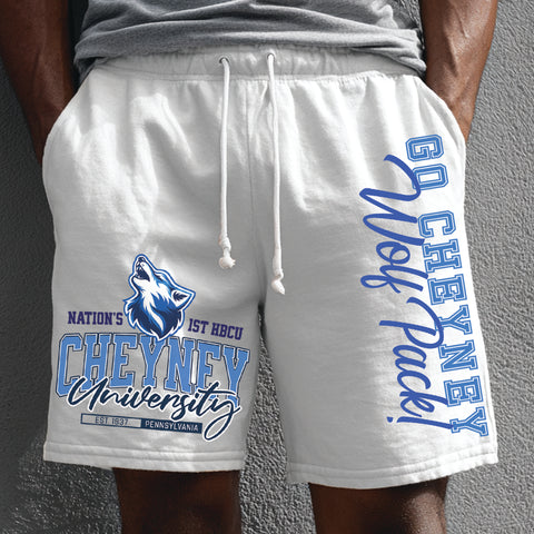 Cheyney University Wolf Pack (White Shorts)