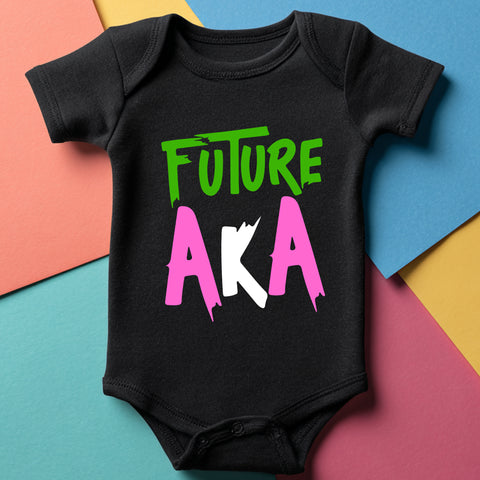 Alpha Kappa Alpha 2-Pack v.2 (Onesie) - AKA Infant Bodysuit