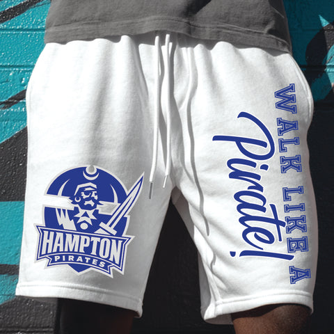 Hampton University "Walk Like a Pirate" (White Shorts)
