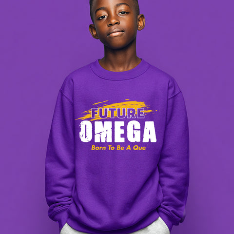 Future Omega NextGen (Purple Youth Sweatshirt/Hoodie) - Omega Psi Phi