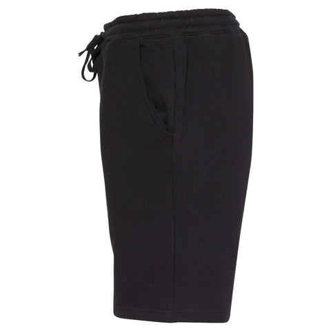 Hampton University (Black Midweight Fleece Shorts)