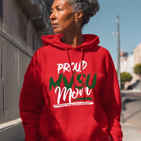 Proud MVSU Mom (Unisex Hoodie) Mississippi Valley State