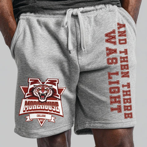 Morehouse "And There Was Light" (Gray Heather Shorts)