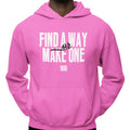 Find A Way Or Make One - PINK Edition - Clark Atlanta (Men's Hoodie)