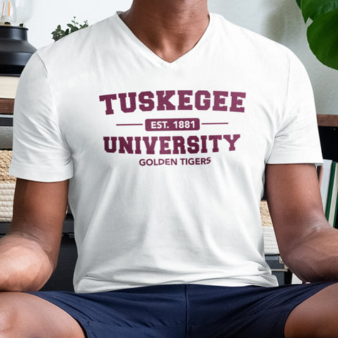 Tuskegee University Tigers (Men's V-Neck)