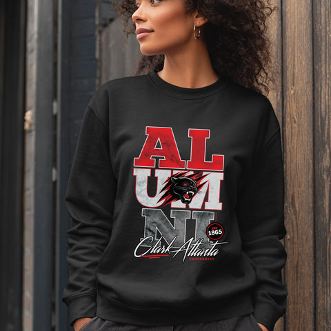 Clark Atlanta University Alumni Signature Series - Vintage/Grunge Style (Unisex Sweatshirt)