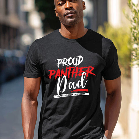 Proud Panther Dad - Clark Atlanta University (Men's Short Sleeve)