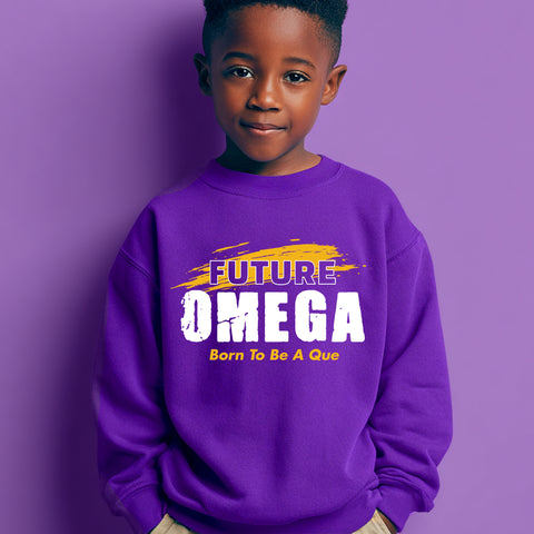 Future Omega NextGen (Purple Youth Sweatshirt/Hoodie) - Omega Psi Phi