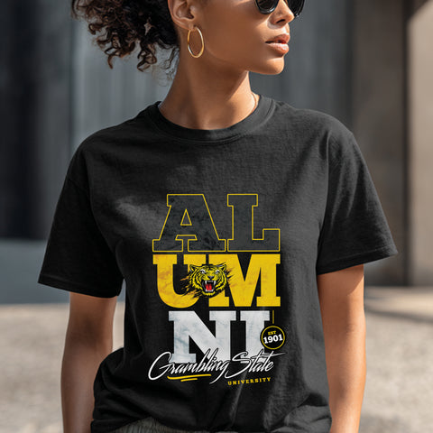 Grambling State University Alumni Signature Series - Vintage/Grunge Style (Women's Short Sleeve)