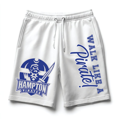 Hampton University "Walk Like a Pirate" (White Shorts)