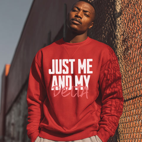 Just Me And My Delta (Men's Sweatshirt)