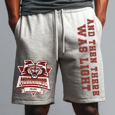 Morehouse "And There Was Light" (Gray Heather Shorts)