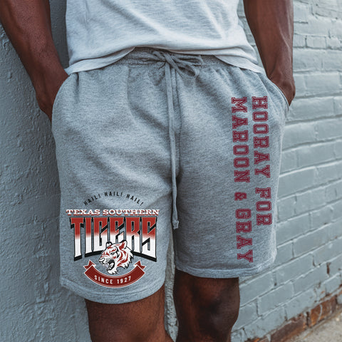 TSU "Hooray For Maroon & Gray" (Gray Heather Shorts)