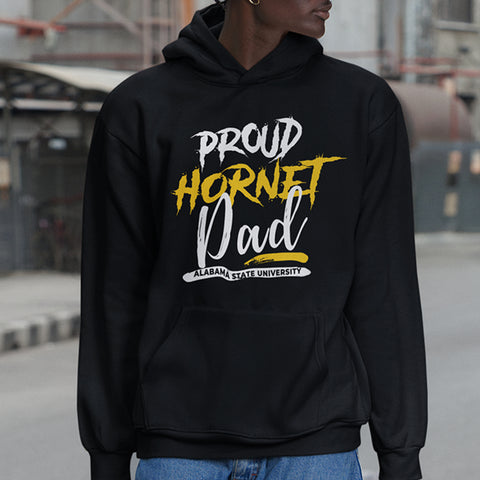 Proud Alabama State Hornet Dad (Unisex Hoodie)