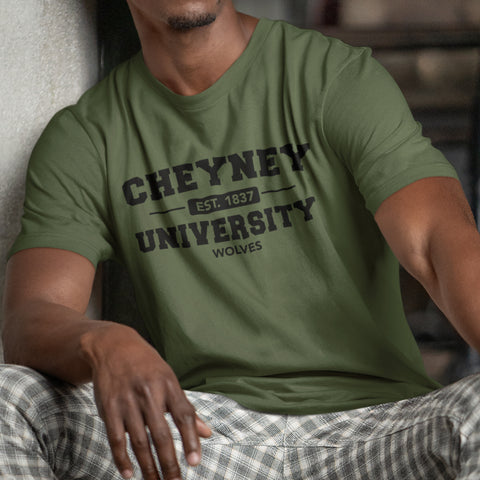 Cheyney University Fatigue Green (Men's Short Sleeve)