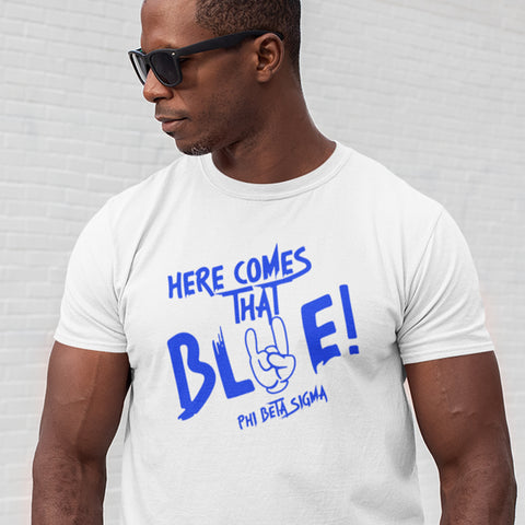 Here Comes The Blue - Phi Beta Sigma (Sweatsuit) - (Hoodie + Sweatpants)