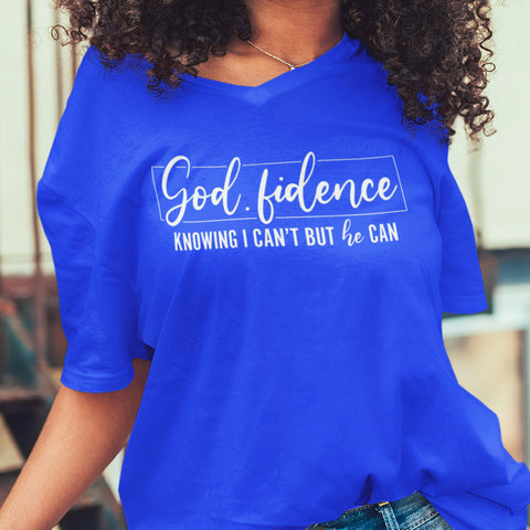 God-Fidence (Women's V-Neck)