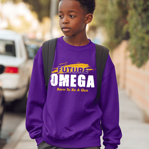 Future Omega NextGen (Purple Youth Sweatshirt/Hoodie) - Omega Psi Phi