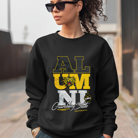 Grambling State University Alumni Signature Series - Vintage/Grunge Style (Unisex Sweatshirt)