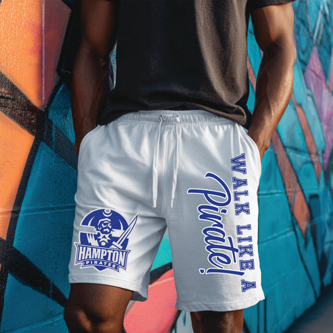 Hampton University "Walk Like a Pirate" (White Shorts)