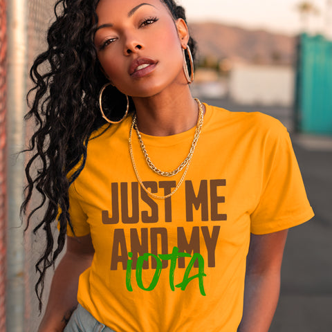 Just Me And My Iota (Women's Short Sleeve)