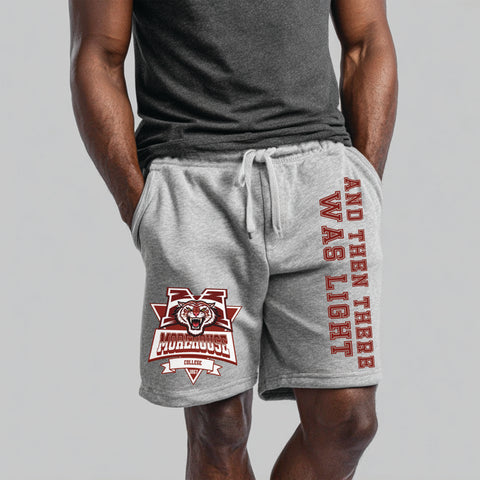 Morehouse "And There Was Light" (Gray Heather Shorts)
