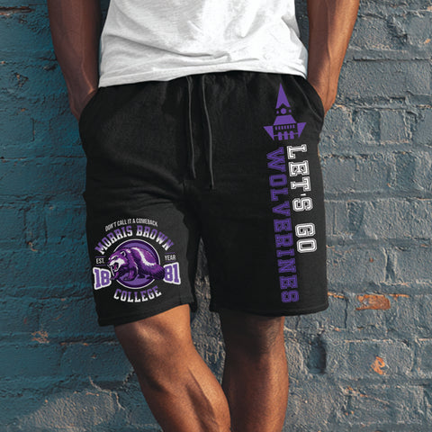 Morris Brown Wolverines (Black Shorts)
