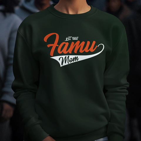 FAMU Mom 1887 - Florida A&M University (Women's Sweatshirt)