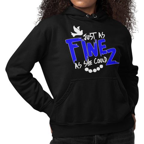 Fine As She Can Z (Hoodie) Zeta Phi Beta