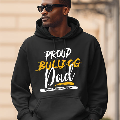 Proud Bulldog Dad (Unisex Hoodie) Bowie State University